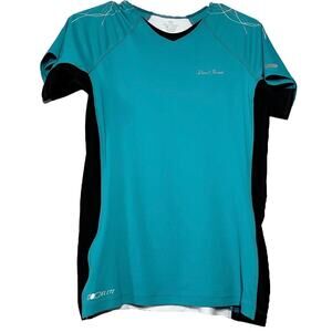 Pearl Izumi Elite Jersey Cycling In-R-Cool T-Shirt Short Sleeve V Neck Blue M